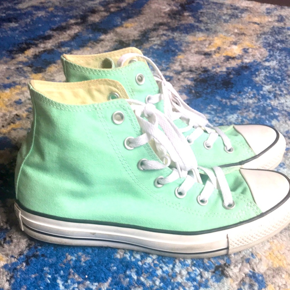 Mint Green Converse All Star Chuck Taylors